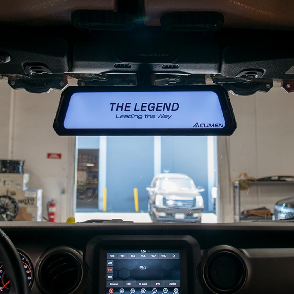 The Legend 4ch Waterproof Mirror DVR Switching System with 8-Gang in-Car Power Solid-State Switch Control Box